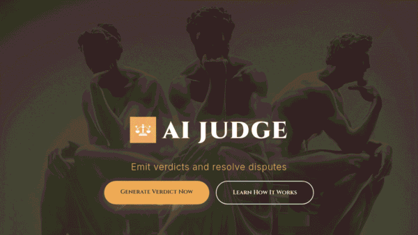 AI Judge interface preview