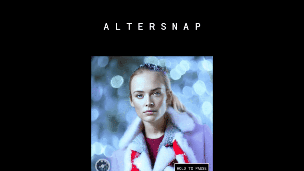 Altersnap interface preview
