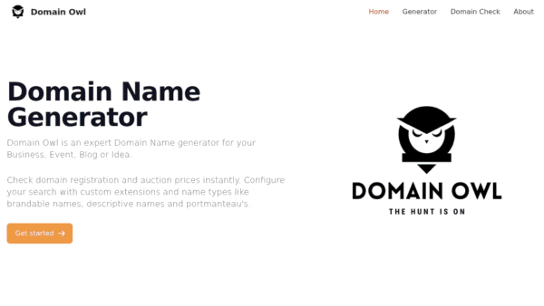 DomainOwl interface preview