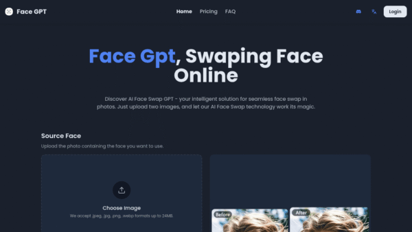 Face GPT interface preview