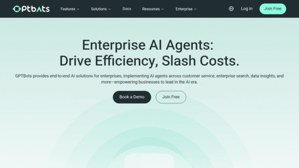 GPTBots.ai interface preview