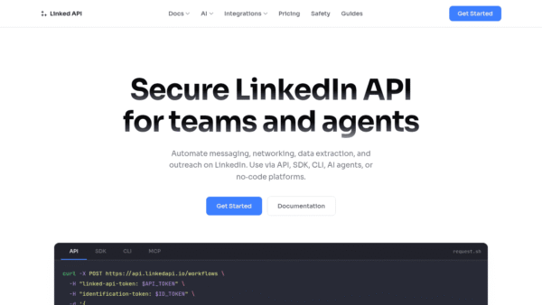 Linked API interface preview