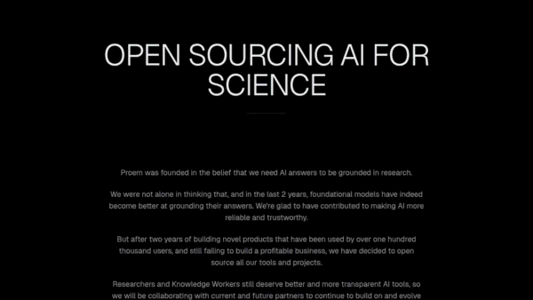 Proem AI interface preview