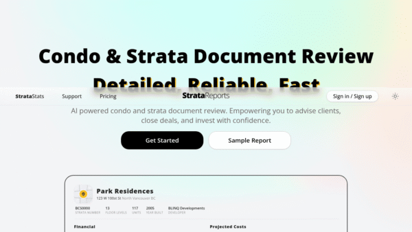 StrataReports interface preview