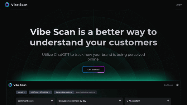 Vibe Scan interface preview