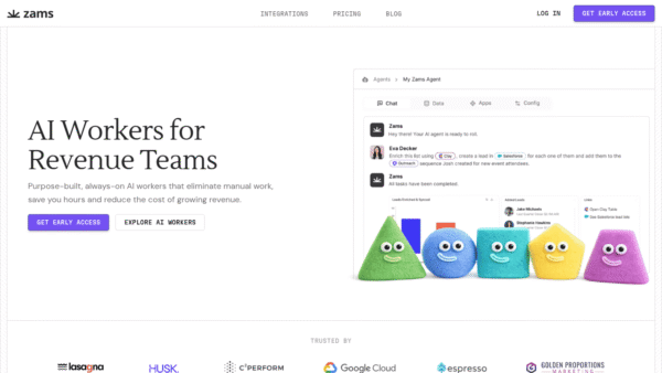 Zams interface preview