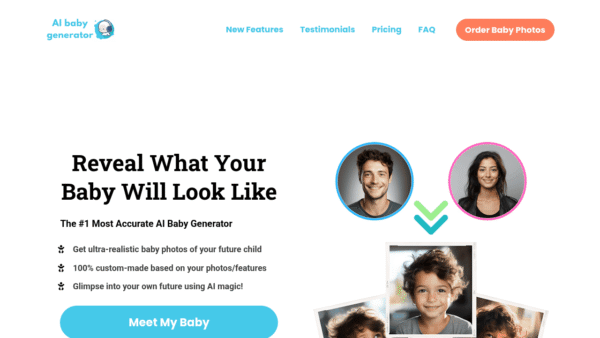 AI Baby Generator interface preview