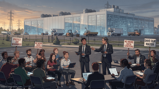 AI Data Centers Under Fire: Threats, Local Politics, and a New Strand of Extremism