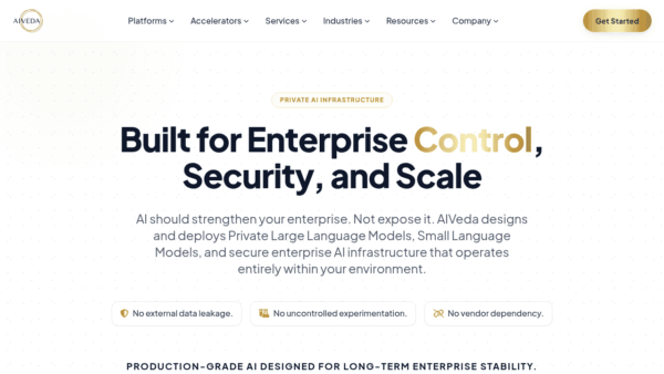 AIVeda interface preview