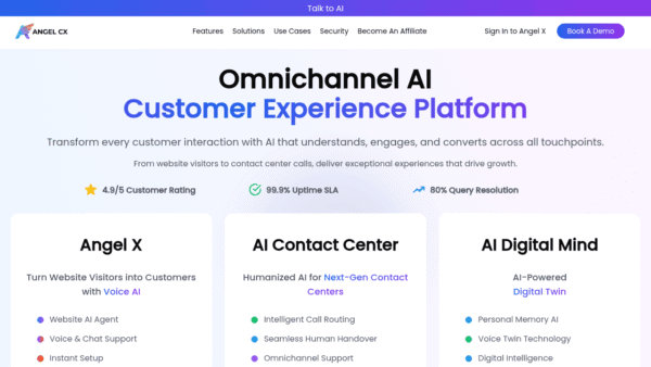 Angel CX interface preview