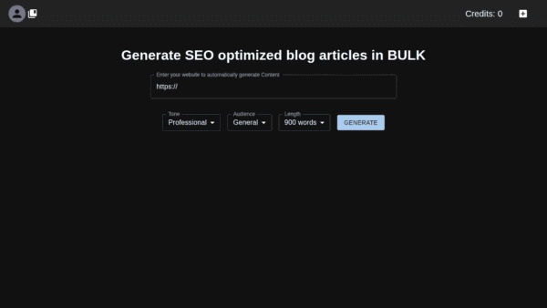 BlogMuse interface preview
