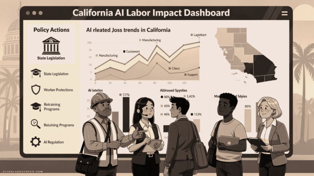 California Launches AI Job Loss Tracker: Data, Risk Sectors, and What Comes Next for Workers