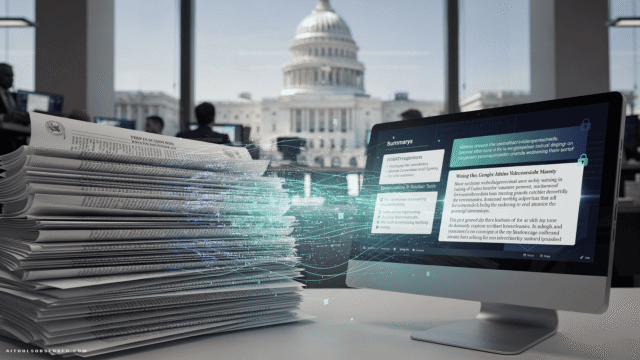Congress Tests AI Bill Summaries: Inside the CRS Push to Modernize Policy Analysis