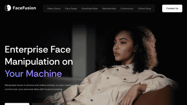 FaceFusion interface preview