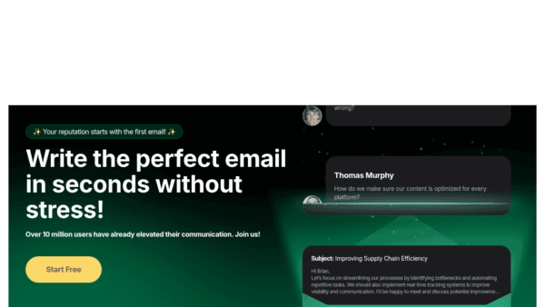 Friday: AI E-mail Assistant interface preview