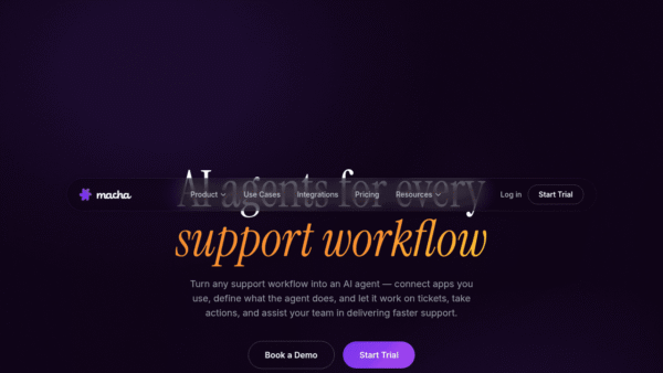 Macha interface preview