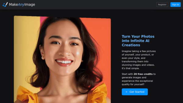 Make Any Image interface preview