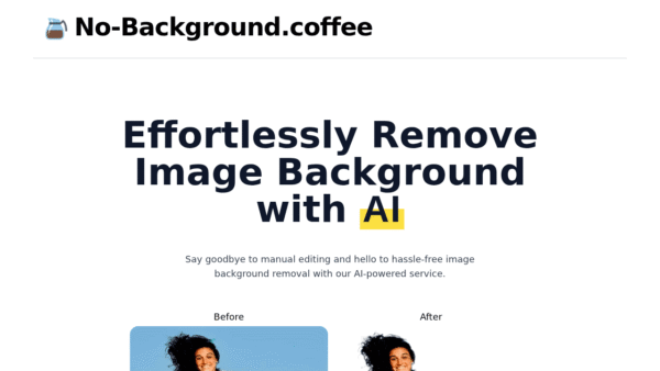 No-Background.coffee interface preview