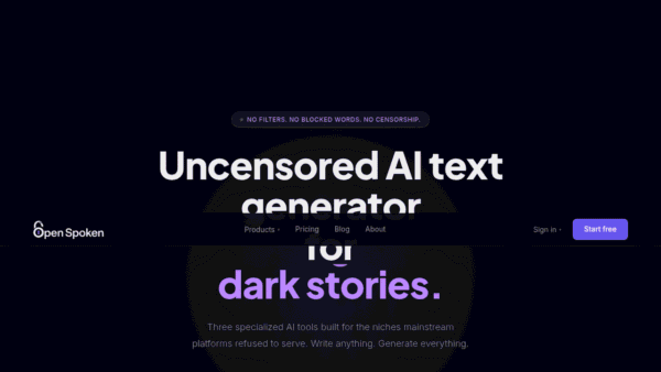 Open Spoken AI interface preview