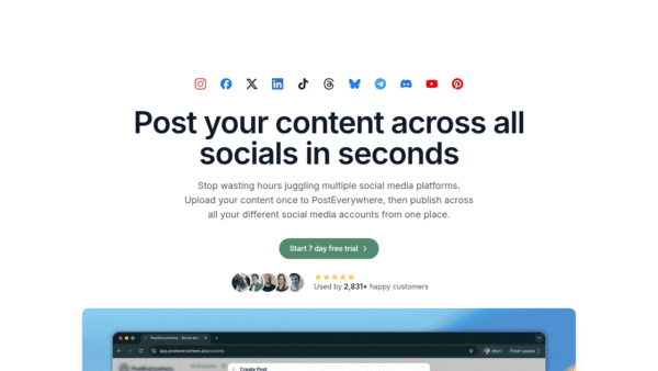 PostEverywhere interface preview