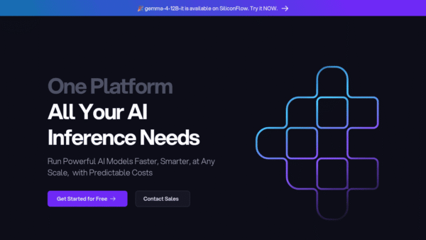 SiliconFlow interface preview
