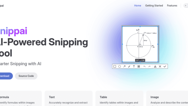 Snippai interface preview