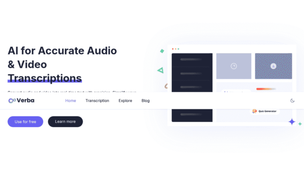 Verba AI interface preview
