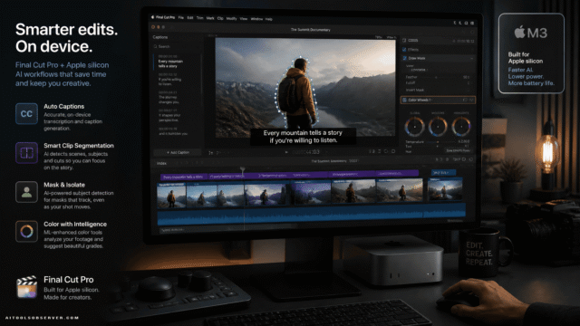 Apple Supercharges Final Cut Pro and Pixelmator Pro With New On‑Device AI Tools