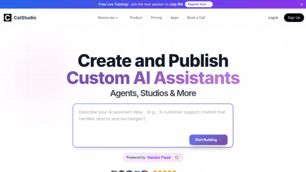 CalStudio interface preview