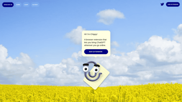 Chippy interface preview