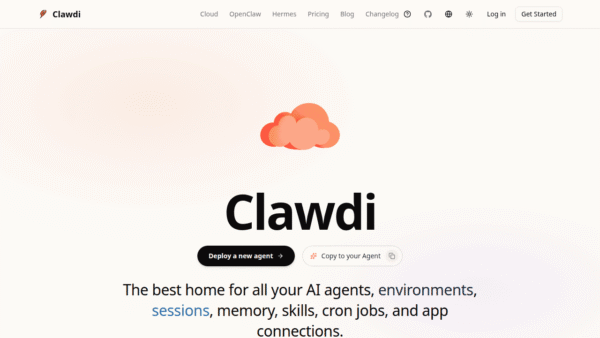 Clawdi interface preview