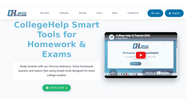 CollegeHelp AI interface preview