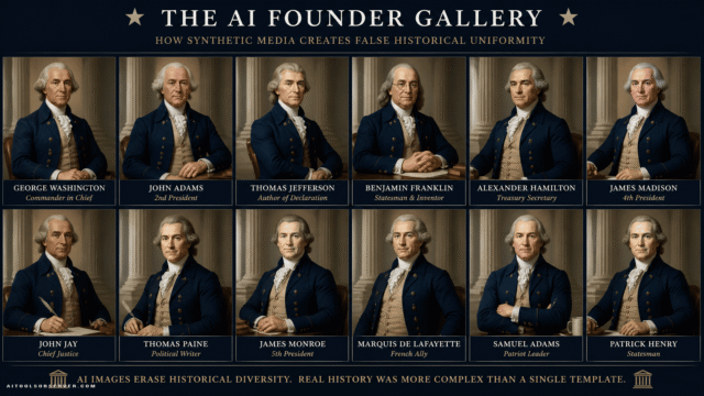 Freedom 250’s AI-Generated Founders: History, Politics, and Synthetic Faces