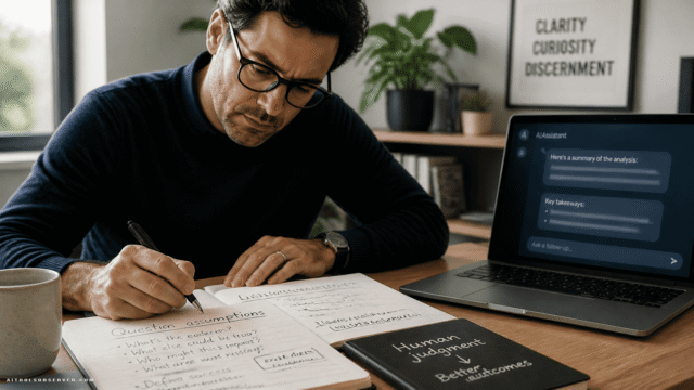 How to Use AI Without Losing Critical Thinking, Context, or Human Agency