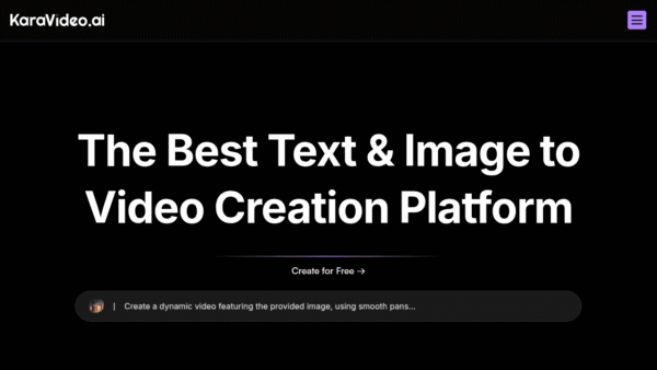 KaraVideo.ai interface preview