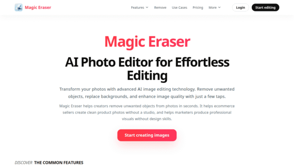 Magic Eraser interface preview