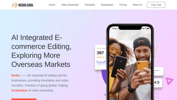 Medio.cool interface preview