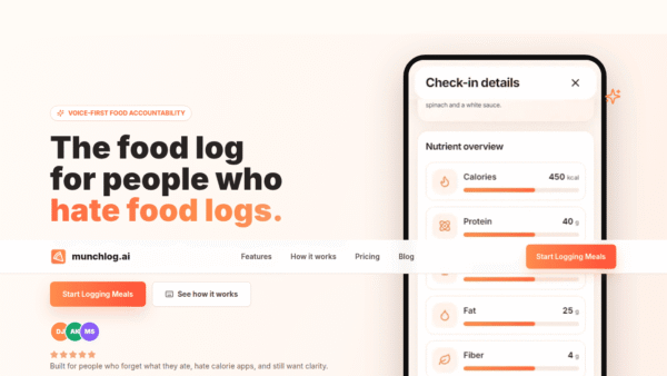 Munchlog interface preview