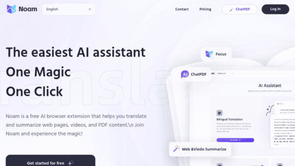 Noam interface preview