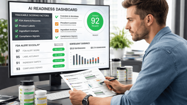 NutraVeri Launches Auditable AI Readiness Score for Supplement Founders: Transparent, Deterministic, and Built on FDA Data