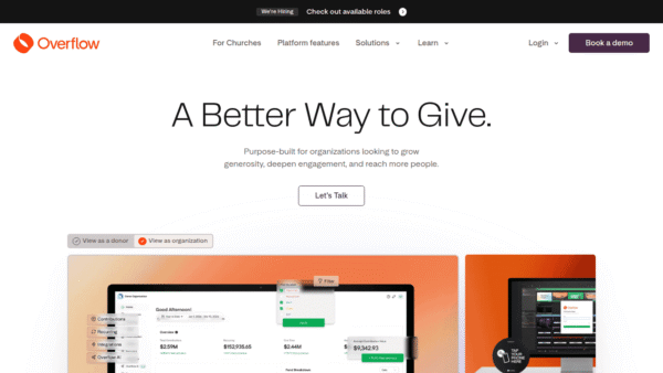 Overflow interface preview