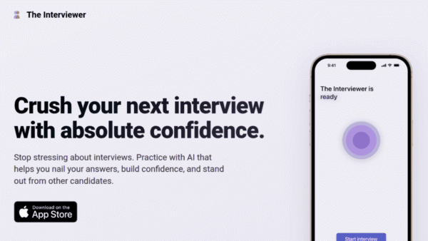 The Interviewer interface preview