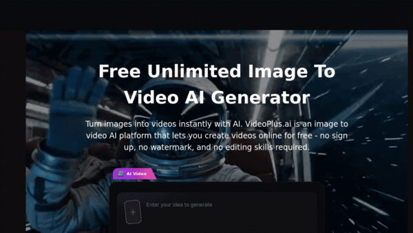 VideoPlus.ai interface preview