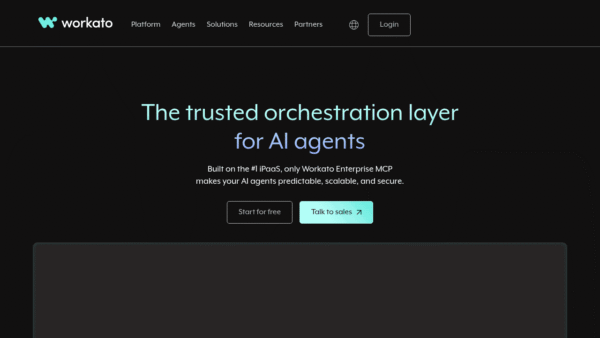 Workato interface preview