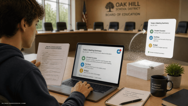 AI Use Case: Civic Cycle Automates School Board Meeting Summaries and Alerts