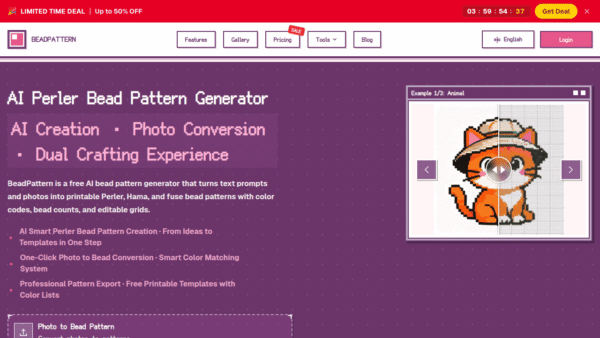 BeadPattern interface preview