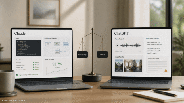 Claude vs ChatGPT in 2026: Which AI Assistant Is Better for Accuracy, Coding, and Work?
