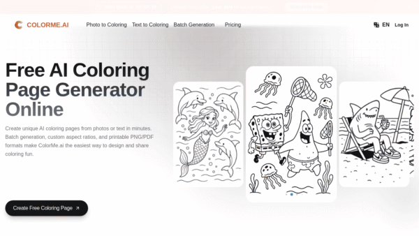 ColorMe.ai interface preview