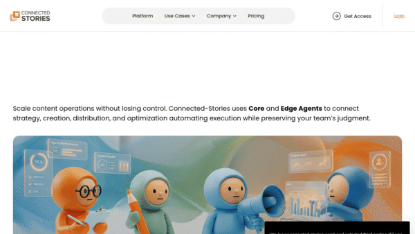 Connected-Stories interface preview