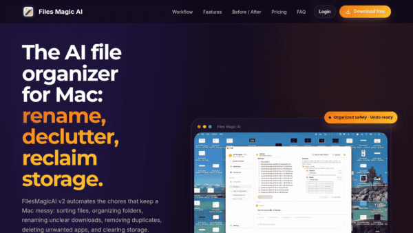 Files Magic AI interface preview